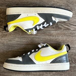 Nike Court Borough Low 2 SE 'White Yellow Strike' , Youth size 3.5Y